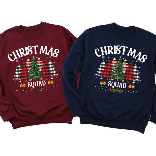 Christmas Squad Sweatshirt 2025 – Matching Family Christmas Sweater