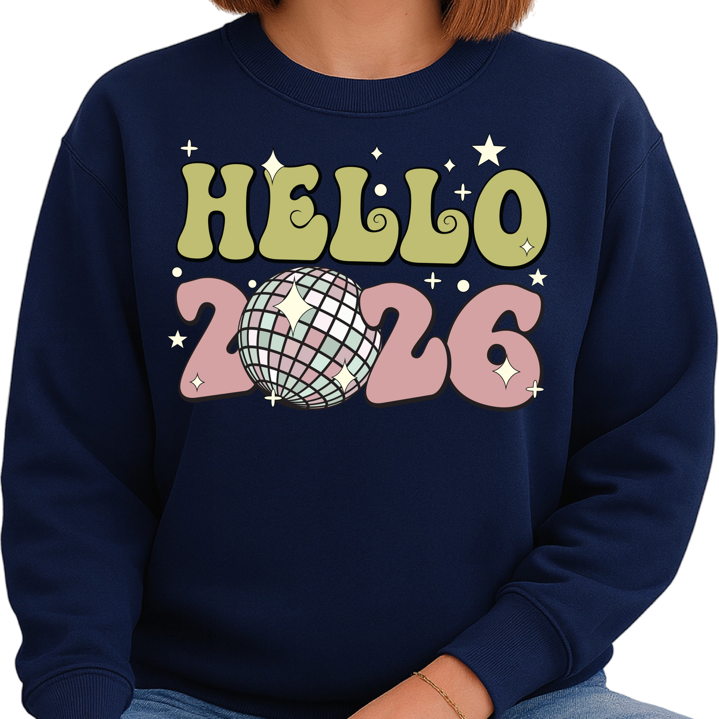 Happy 2026 Sweatshirt – New Year’s Eve Party Family Sweater, Hello 2026
