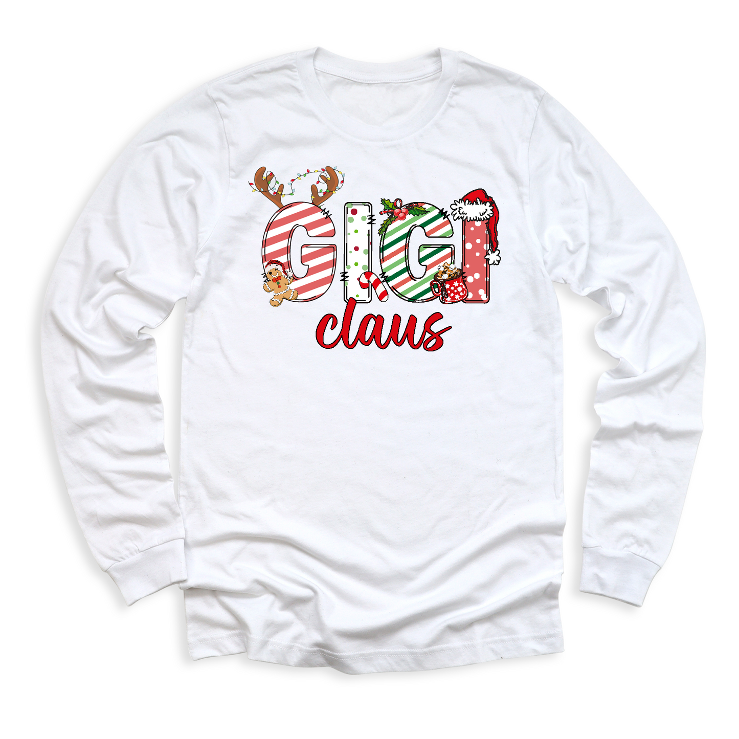 Custom Gigi Claus Sweatshirt, Family Matching Christmas Sweaters for Holiday Season