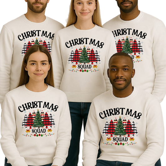 Christmas Squad Sweatshirt 2025 – Matching Family Christmas Sweater