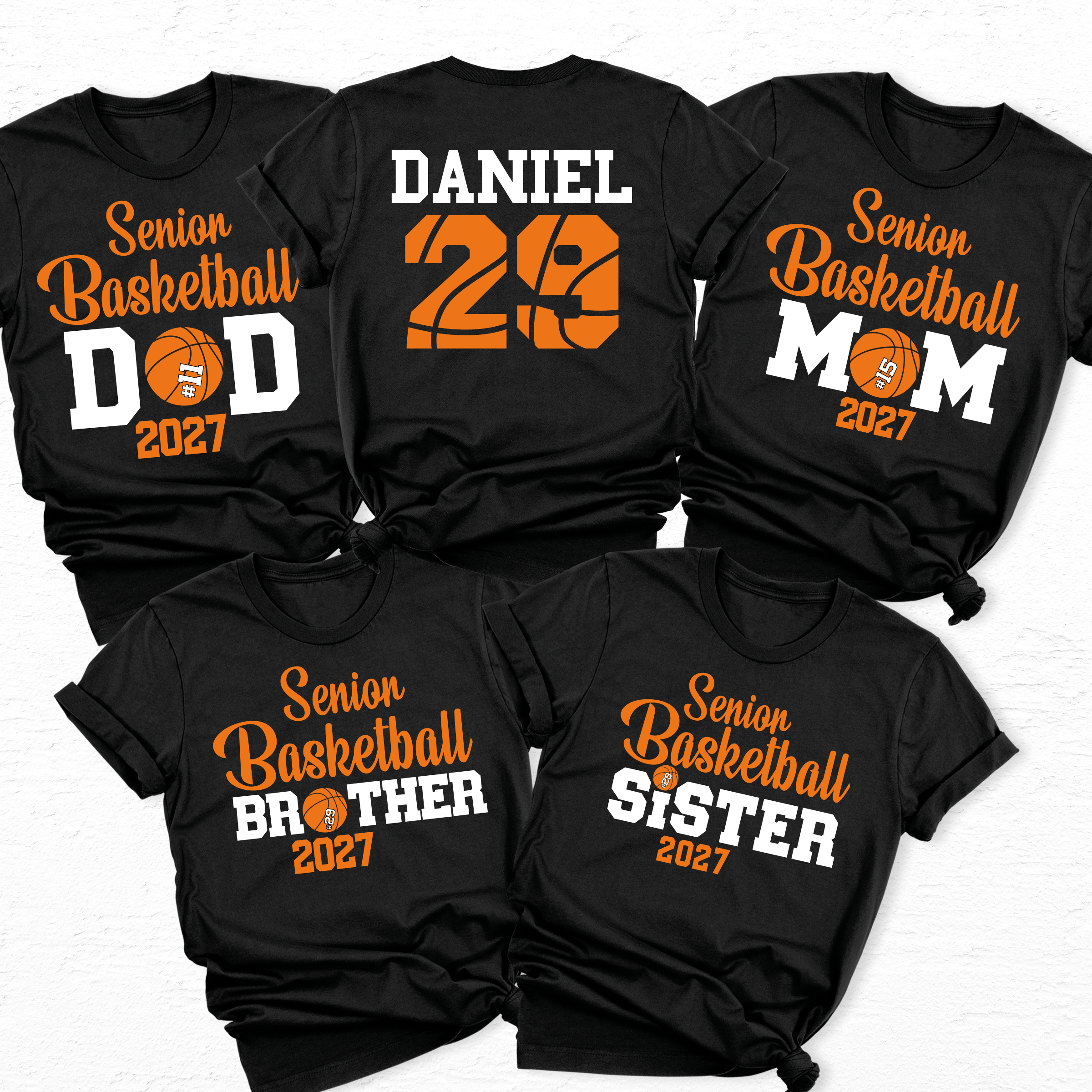 Custom Basketball Mom Shirt 2026 Senior Night Team Tee