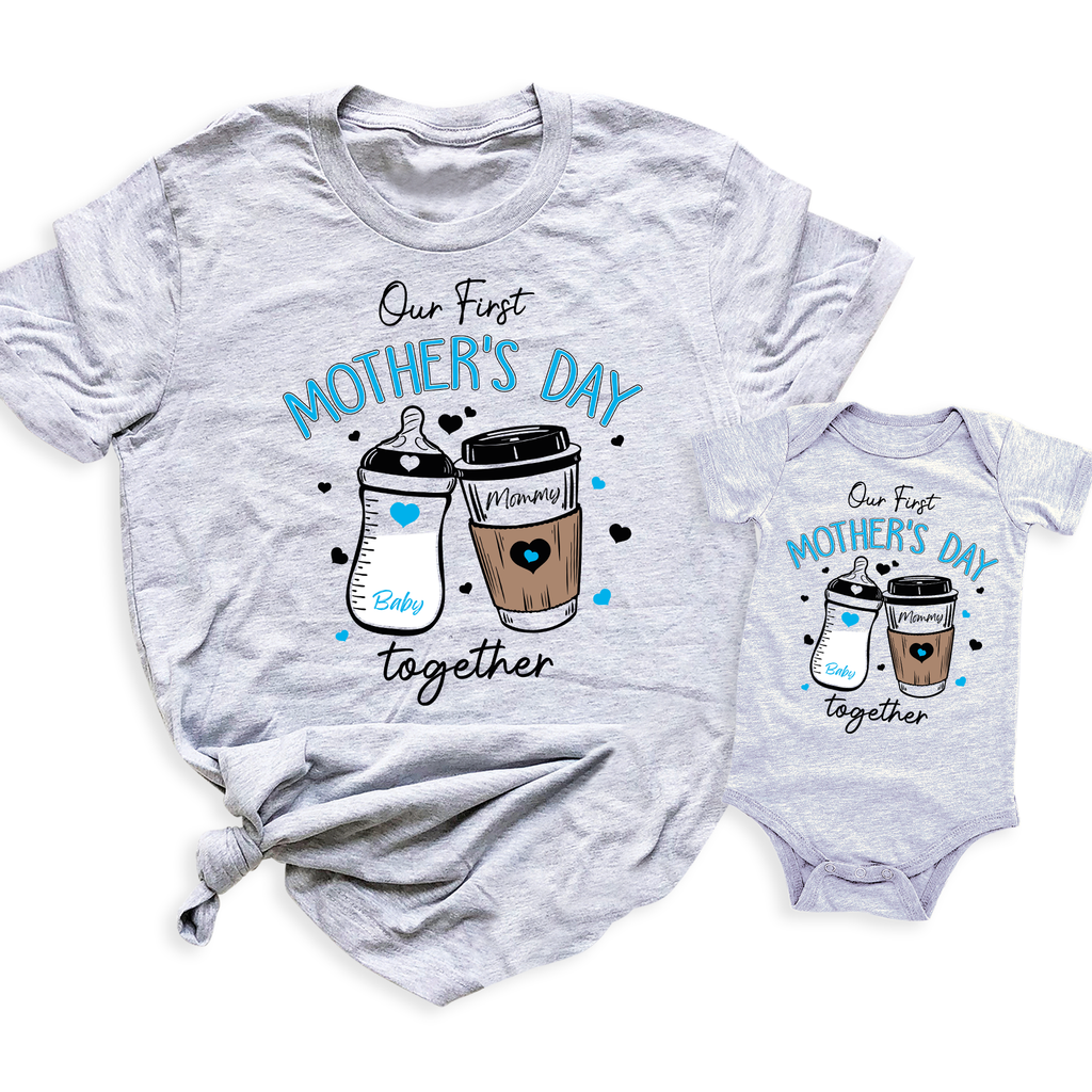 First Mother’s Day Shirt 2026 Personalized Mommy Baby Tee