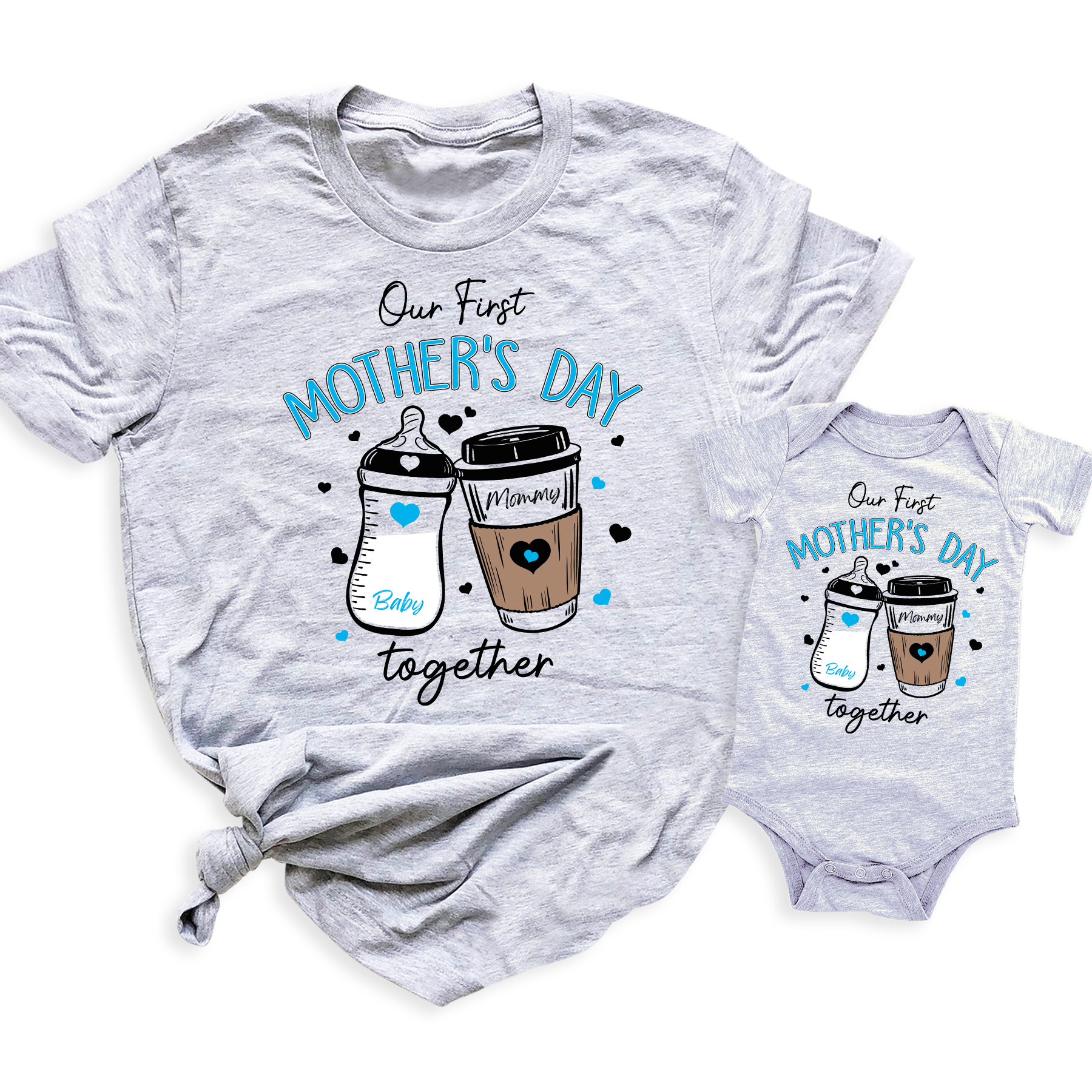 First Mother’s Day Shirt 2026 Personalized Mommy Baby Tee