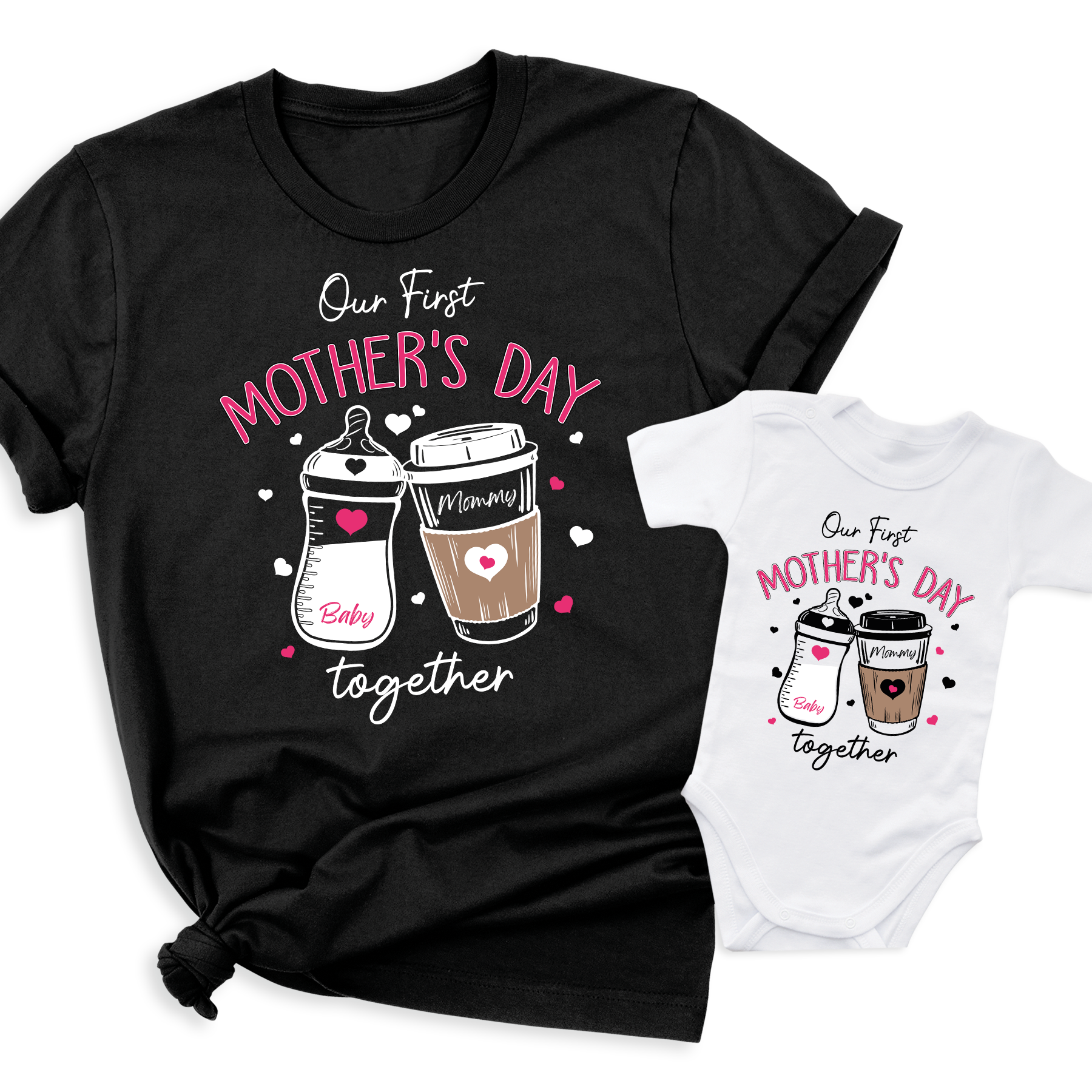 First Mother’s Day Shirt 2026 Personalized Mommy Baby Tee
