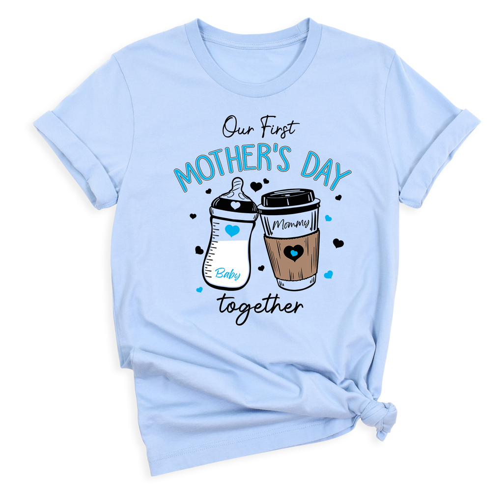 First Mother’s Day Shirt 2026 Personalized Mommy Baby Tee