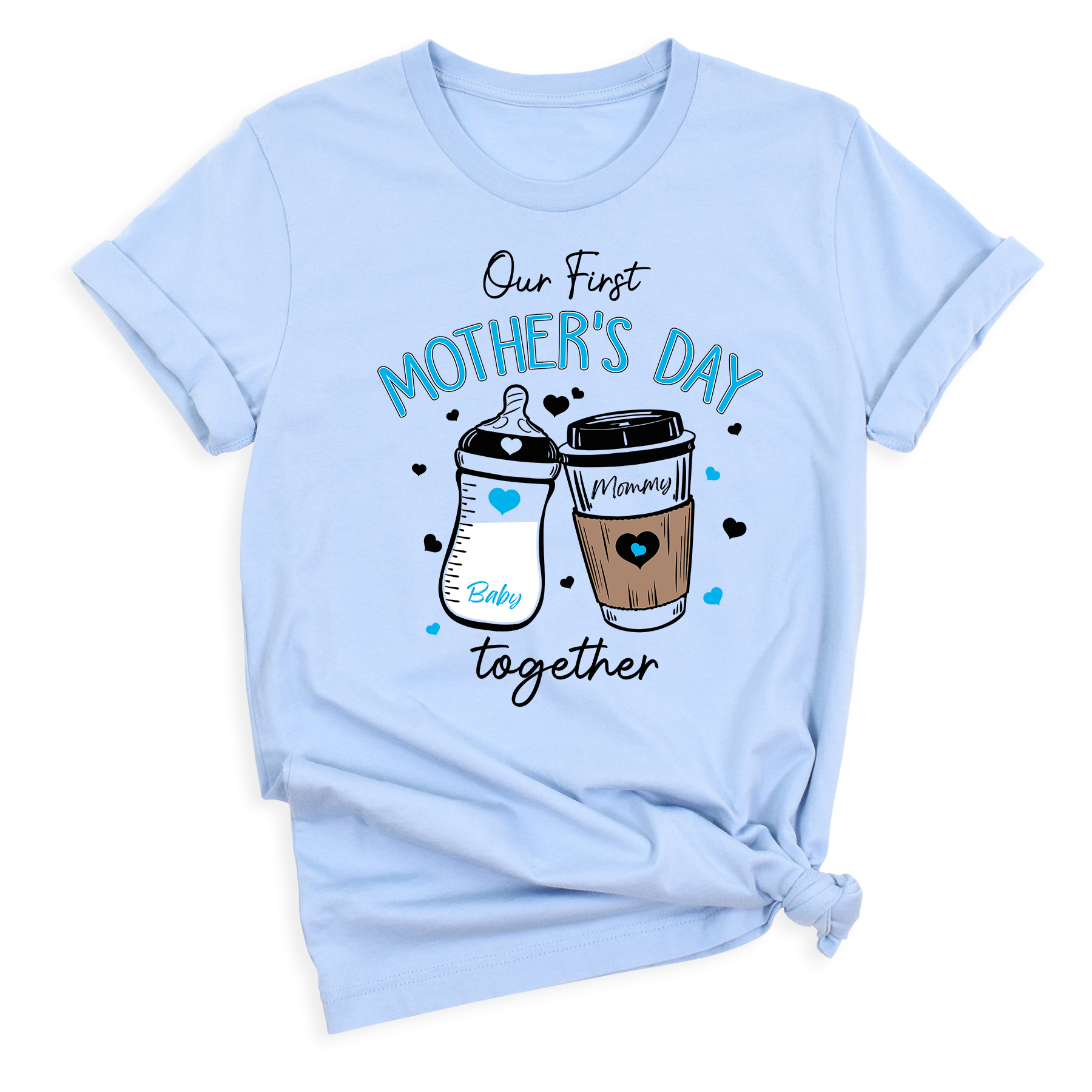 First Mother’s Day Shirt 2026 Personalized Mommy Baby Tee