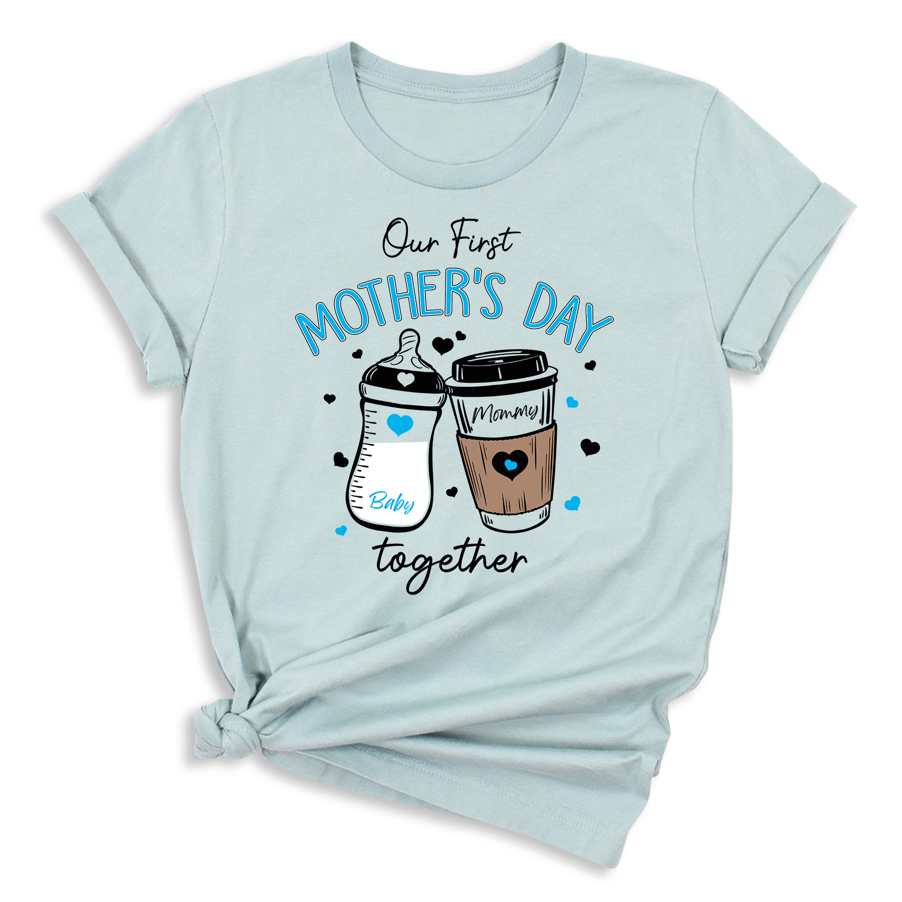 First Mother’s Day Shirt 2026 Personalized Mommy Baby Tee