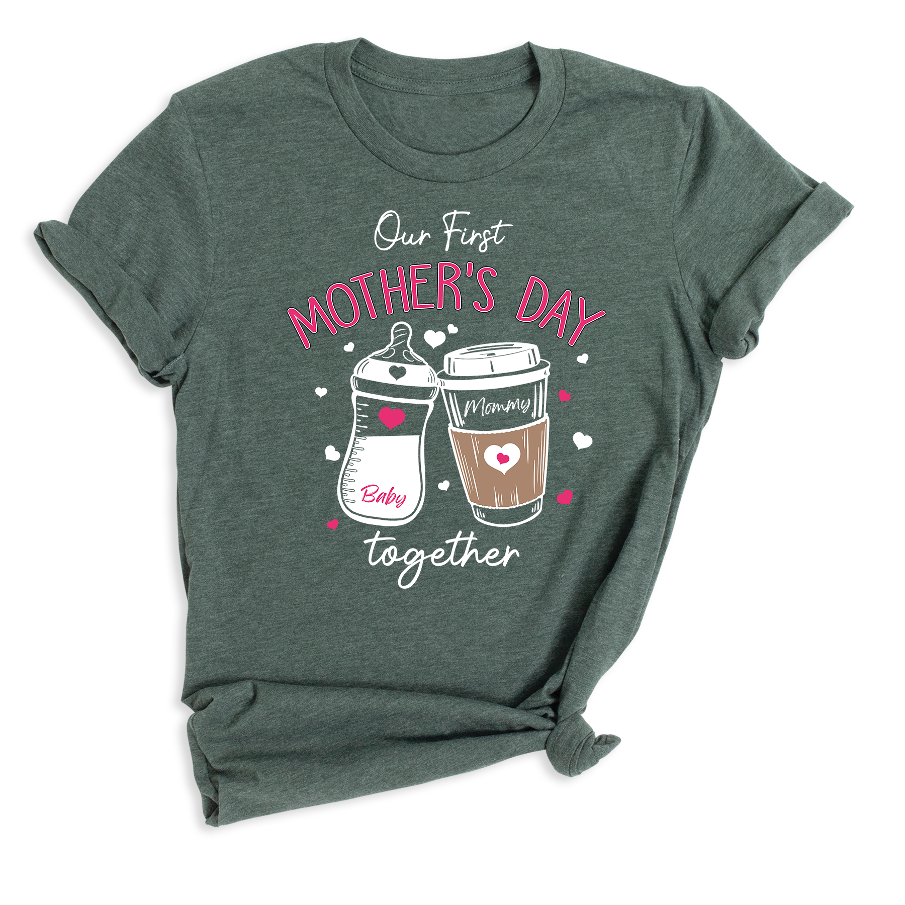 First Mother’s Day Shirt 2026 Personalized Mommy Baby Tee