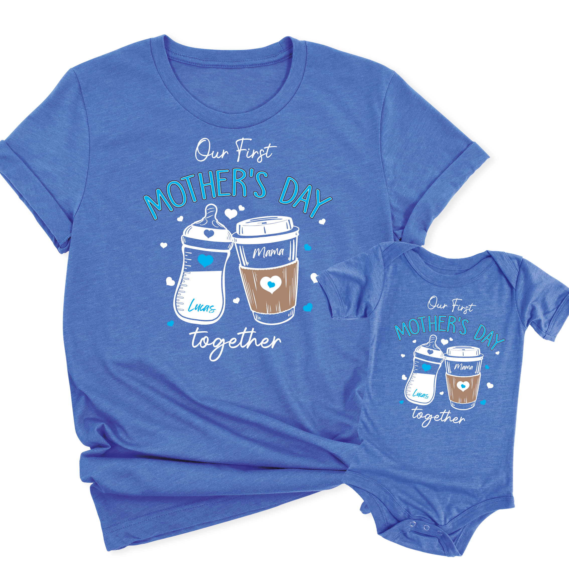 First Mother’s Day Shirt 2026 Personalized Mommy Baby Tee