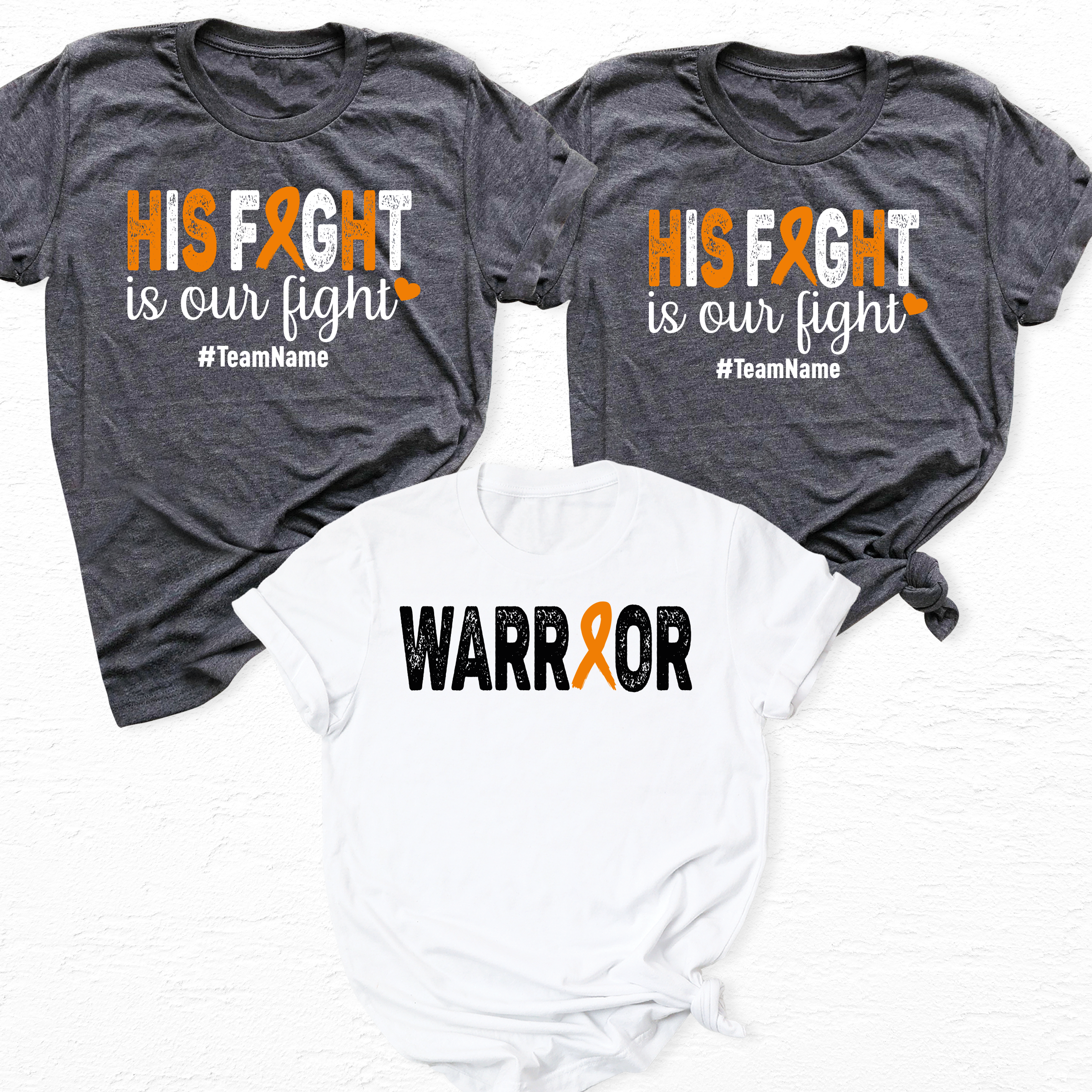 Multiple Sclerosis Awareness Shirt Orange Ribbon MS Cancer Tee