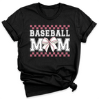 Baseball Mom Shirt Coquette Bow Tee Cute Mama Game Day Shirt