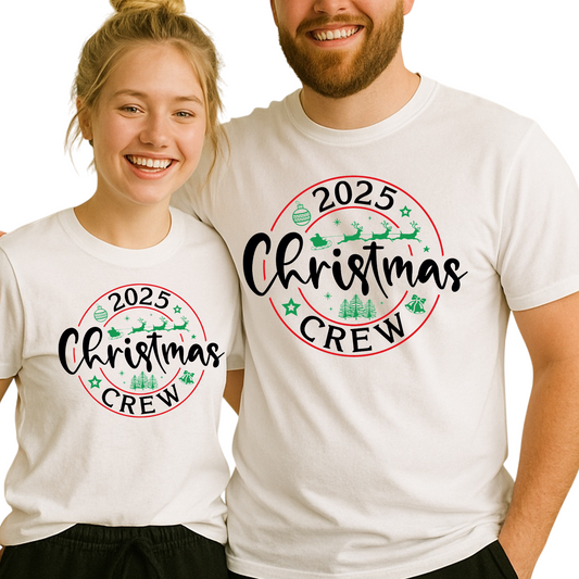 2025 Christmas Crew Shirts – Matching Family Holiday Tees for Christmas
