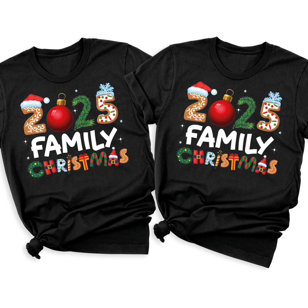 Matching Family Christmas Shirts 2025 – Cute Holiday Family Tees