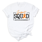 MS Awareness Shirt Orange Ribbon Support Squad Team Tee