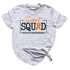 MS Awareness Shirt Orange Ribbon Support Squad Team Tee