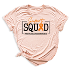 MS Awareness Shirt Orange Ribbon Support Squad Team Tee