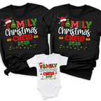 Family Christmas Crew 2025 Shirts – Matching Holiday T-Shirts for Families