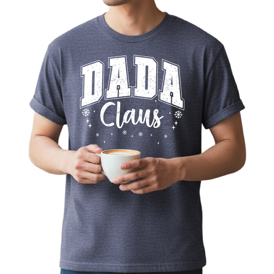 Dada Claus Christmas Shirt for Dad | Daddy Claus Family Matching Tee